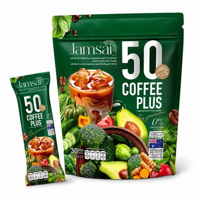 Jamsai 50 Coffee Plus High Fibre – 30 Sachets (Veggies&Fruit) Jamsai 50 Coffee Plus High Fibre – 30 Sachets (Veggies&Fruit)