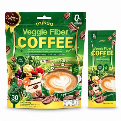 Mikeo Fiber Veggie Coffee – 30 Sachets Mikeo Fiber Veggie Coffee – 30 Sachets
