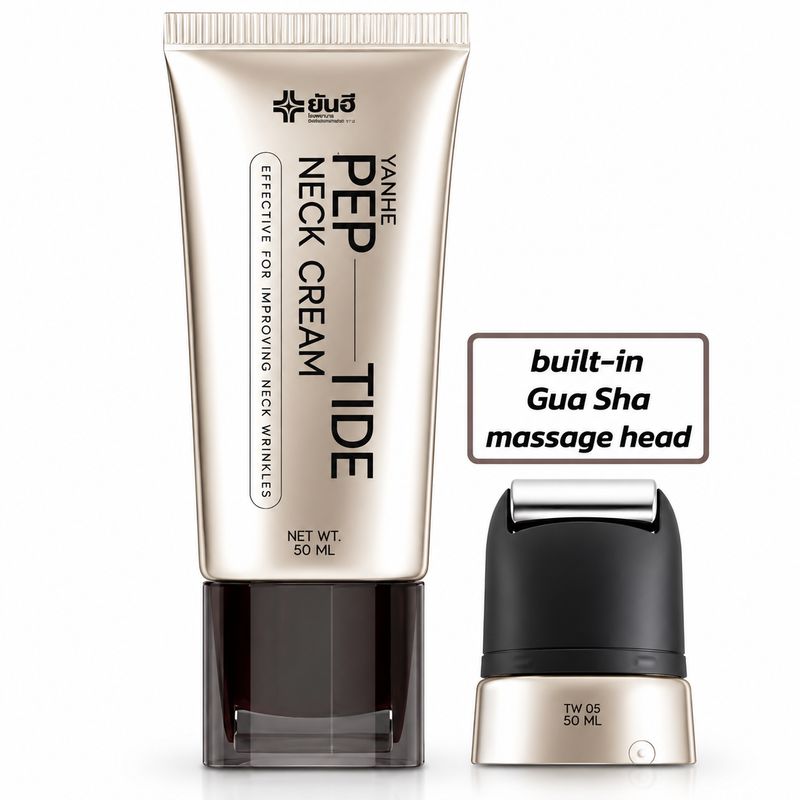 Yanhee Peptide Neck Cream 50ml with Gua Sha Head