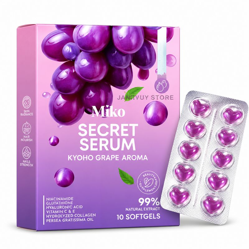 MIKO SECRET SERUM – 10 Softgel (Kyoho Grape Scent) MIKO SECRET SERUM – 10 Softgel (Kyoho Grape Scent)