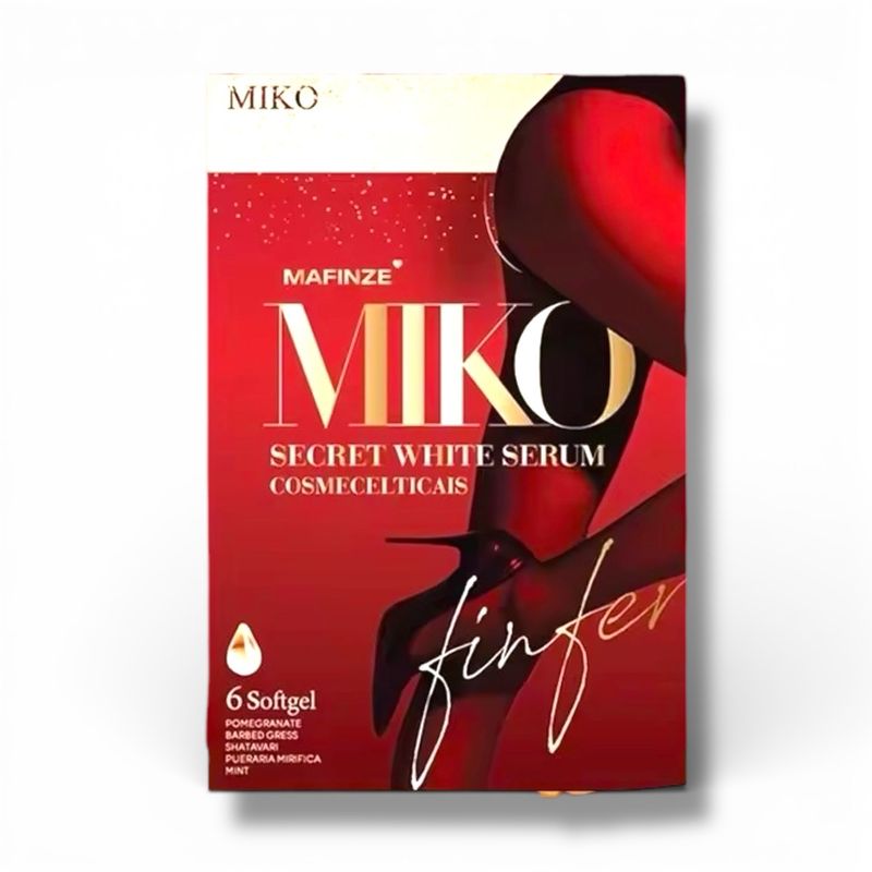 MIKO SECRET WHITE SERUM – 6 Softgel (Mint Scent)