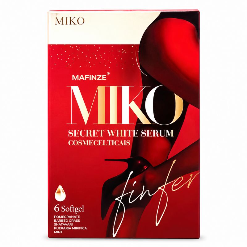 MIKO SECRET WHITE SERUM – 6 Softgel (Mint Scent) MIKO SECRET WHITE SERUM – 6 Softgel (Mint Scent)