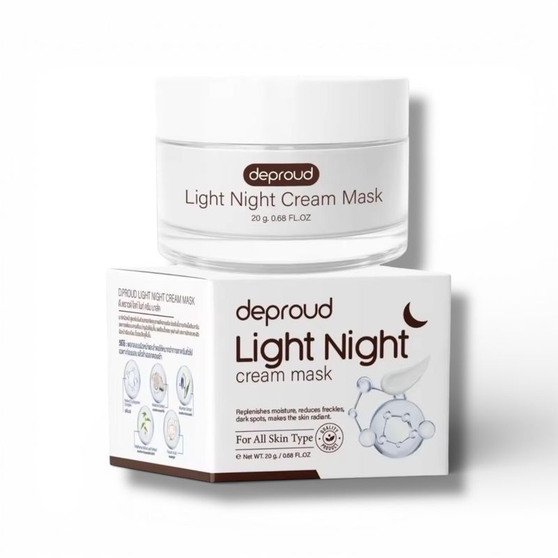 Deproud Light Night Cream Mask - 20g