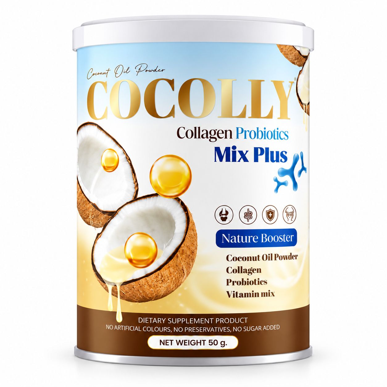 Cocolly Collagen Probiotics Mix Plus 50,000 MG  
