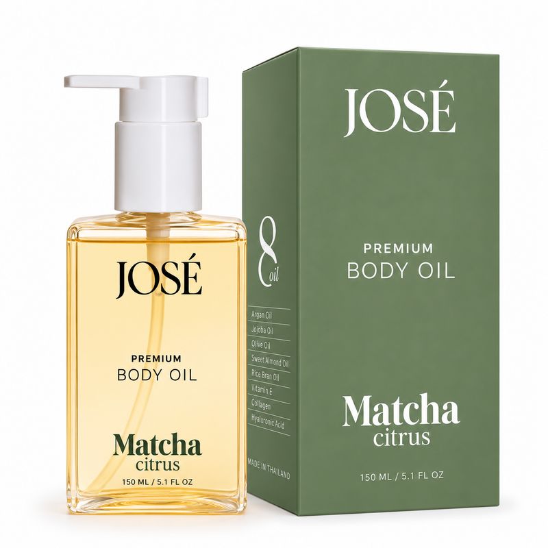 JOSE’ PREMIUM BODY OIL  Matcha Citrus – 150ml
