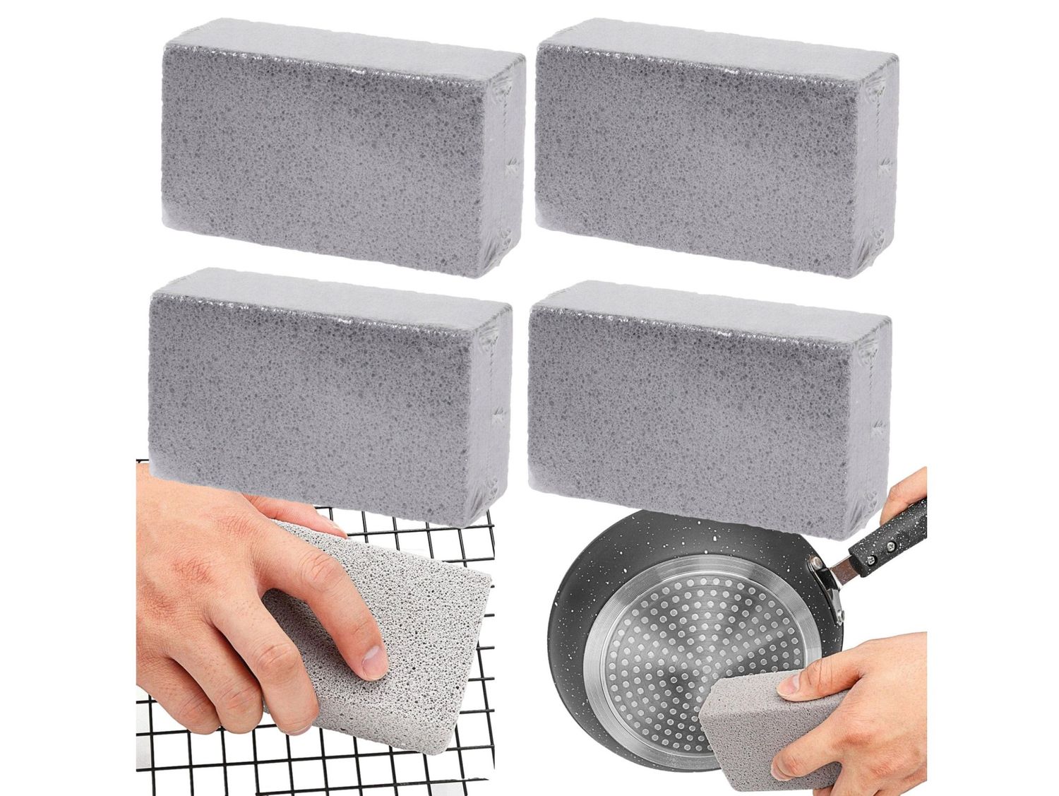 KAMIEŃ DO CZYSZCZENIA GRILA PIEKARNIKA RUSZTU 4 SZT