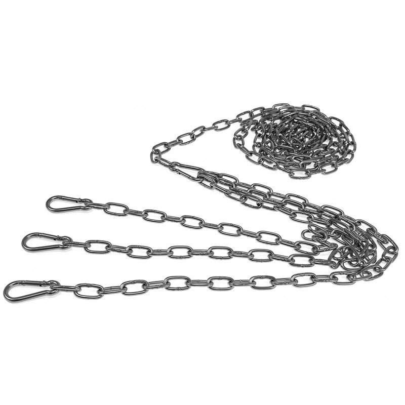 KOMPLET ŁAŃCUCHÓW NIERDZEWNYCH DO RUSZTU