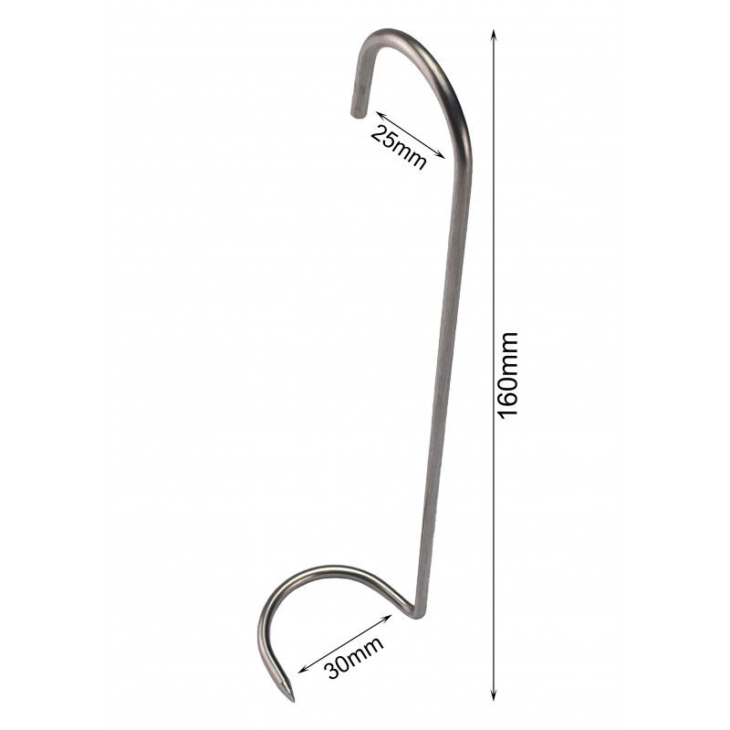 HAK WKRĘCANY DO WĘDZENIA RYB