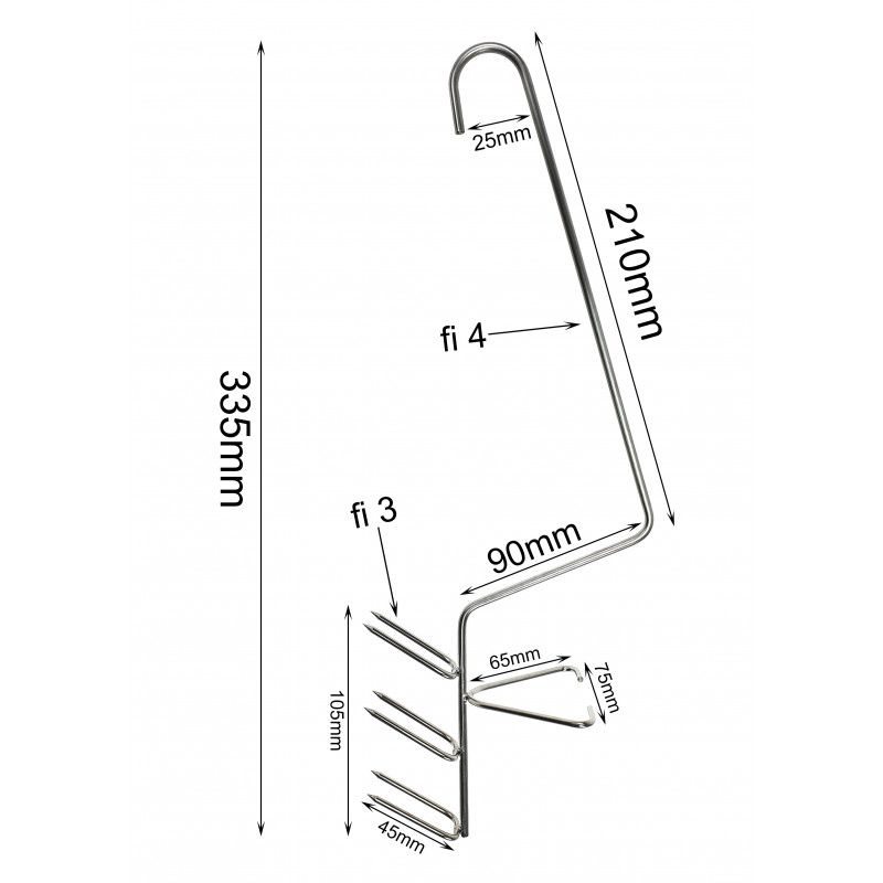 HAK DO WĘDZENIA KARPIA