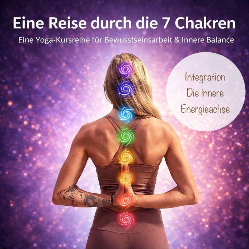 Eine Reise durch die 7 Chakren (8) – Integration – Die innere Energieachse