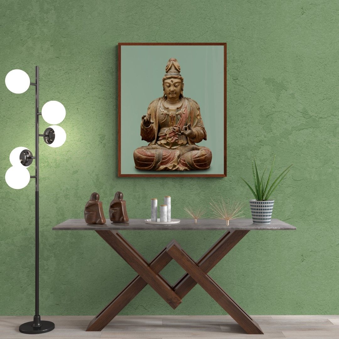 China - Seated Bodhisattva  Guanyin – 11-12th century – wood