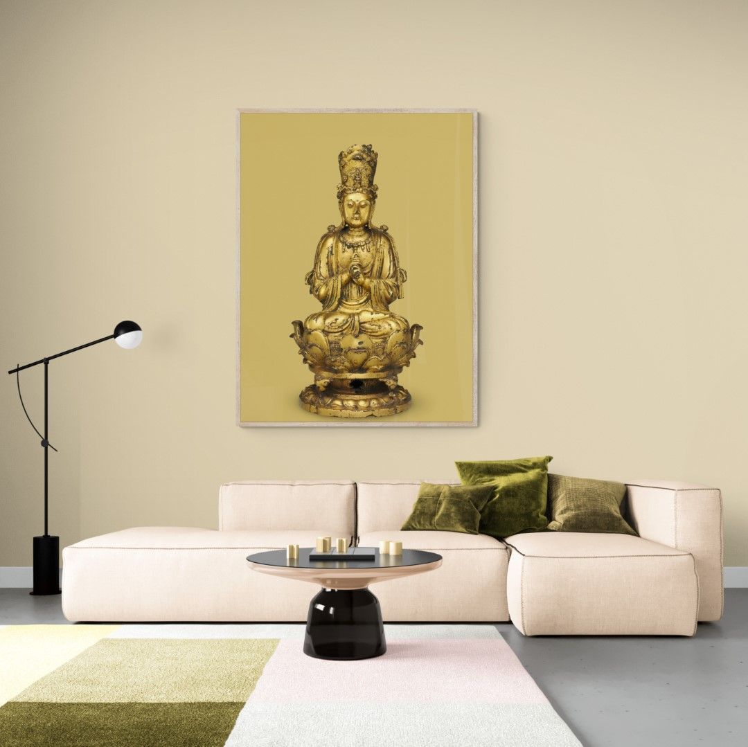 China - Buddha Vairocana Dari – Wood -  11th century