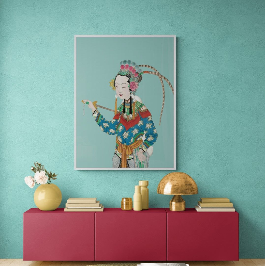China - Peking opera character – Qing dynasty – 1644-1911