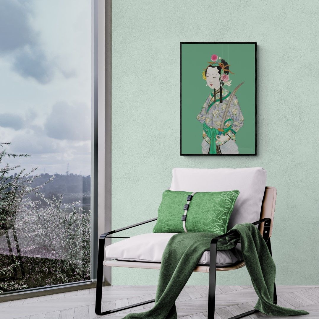 China - Peking opera character – Qing dynasty – 1644-1911