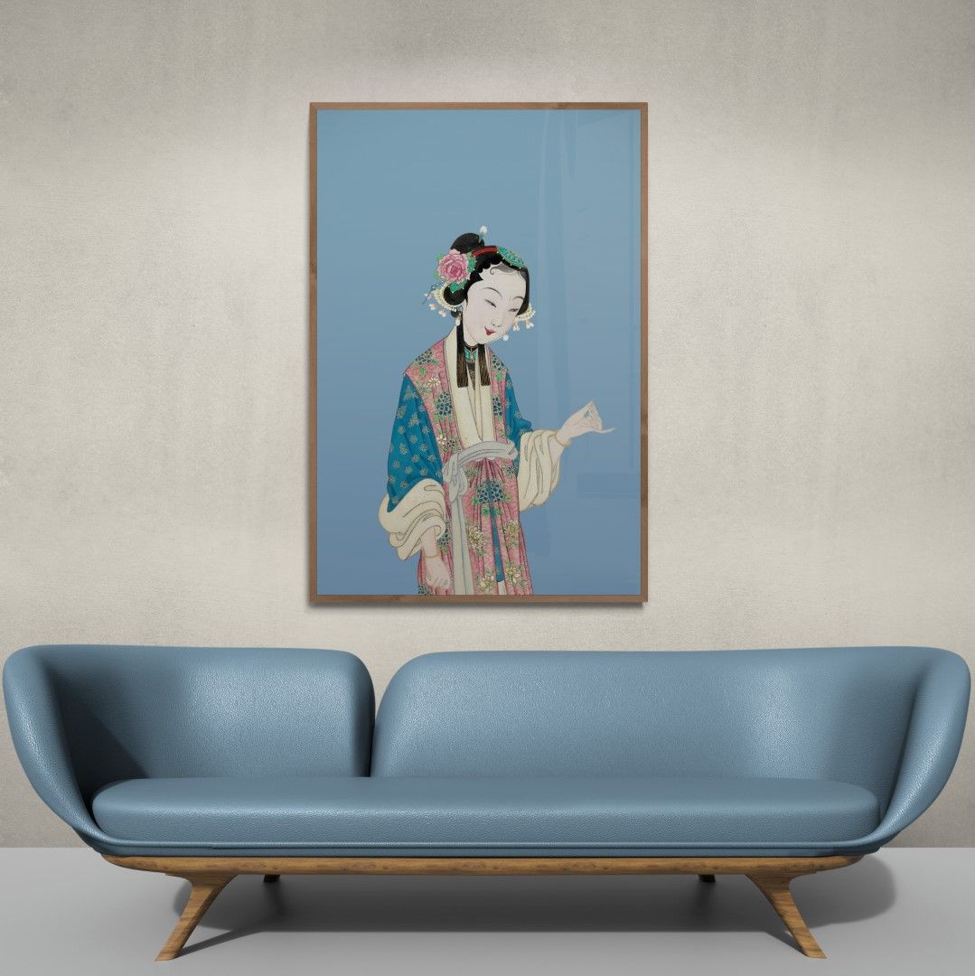 China - Peking opera character – Qing dynasty – 1644-1911