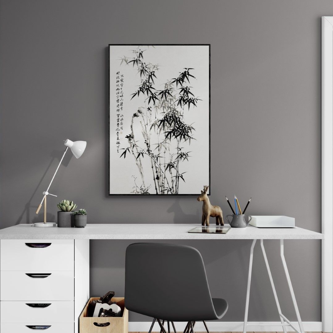 China - Ink painting of bamboo – 18th century