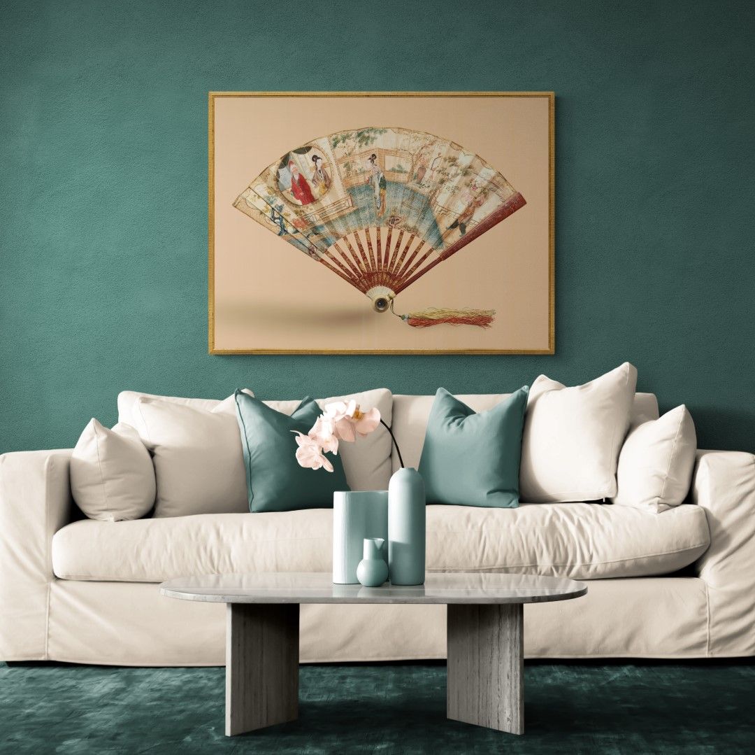China – Chukai fan, 19th-century