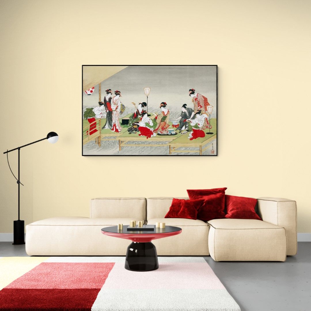 Japan – Geisha’s tea party, 18-th century
