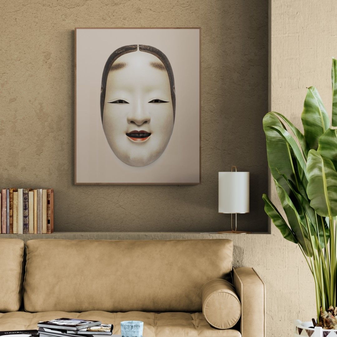 Japan – Noh mask, Ko-Omote type, 18th-century