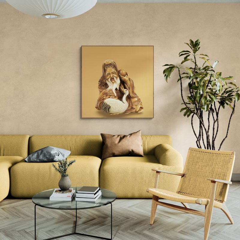 Japan – Netsuke – Old man with a goose