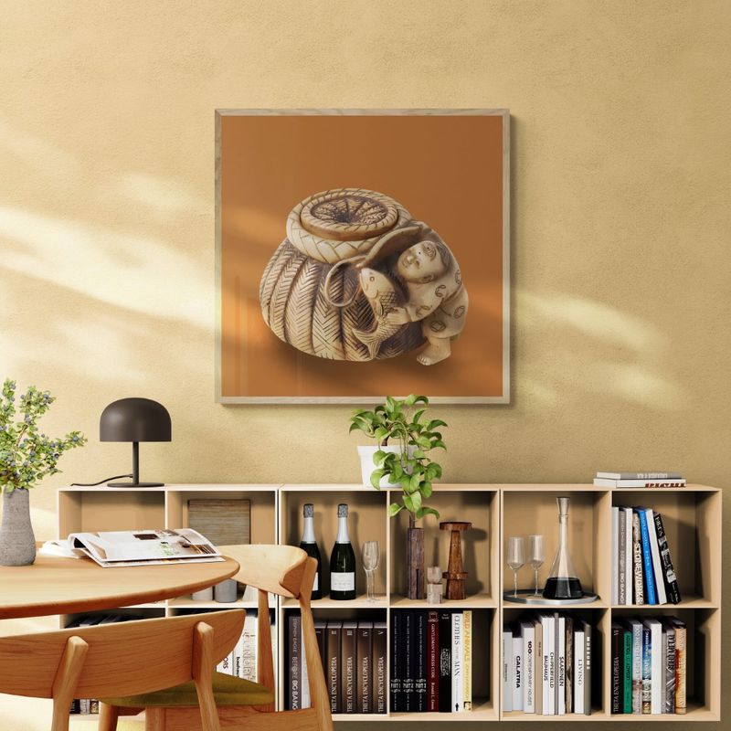 Japan – Netsuke – Fisherman, ivory,