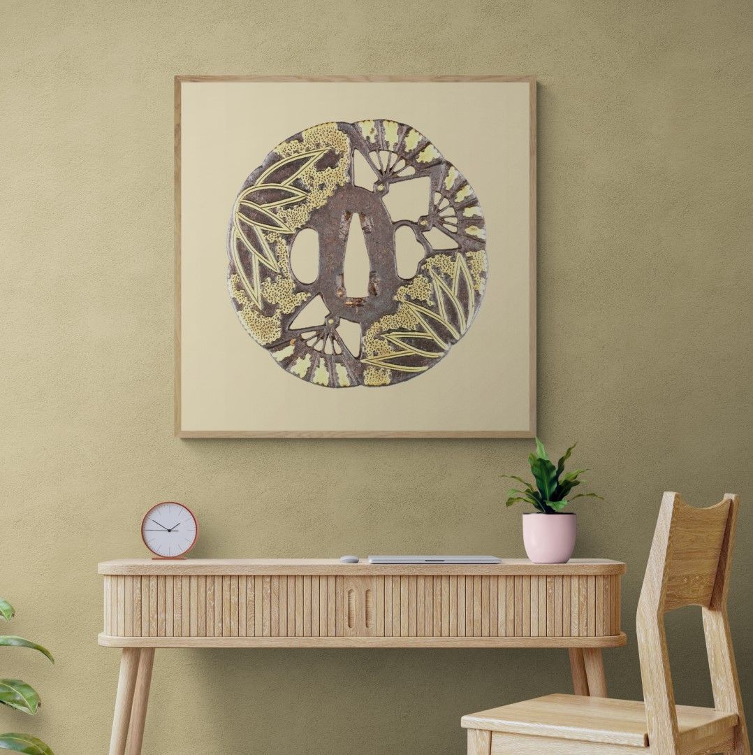 Japan – Tsuba – Sword guard – 17th-century