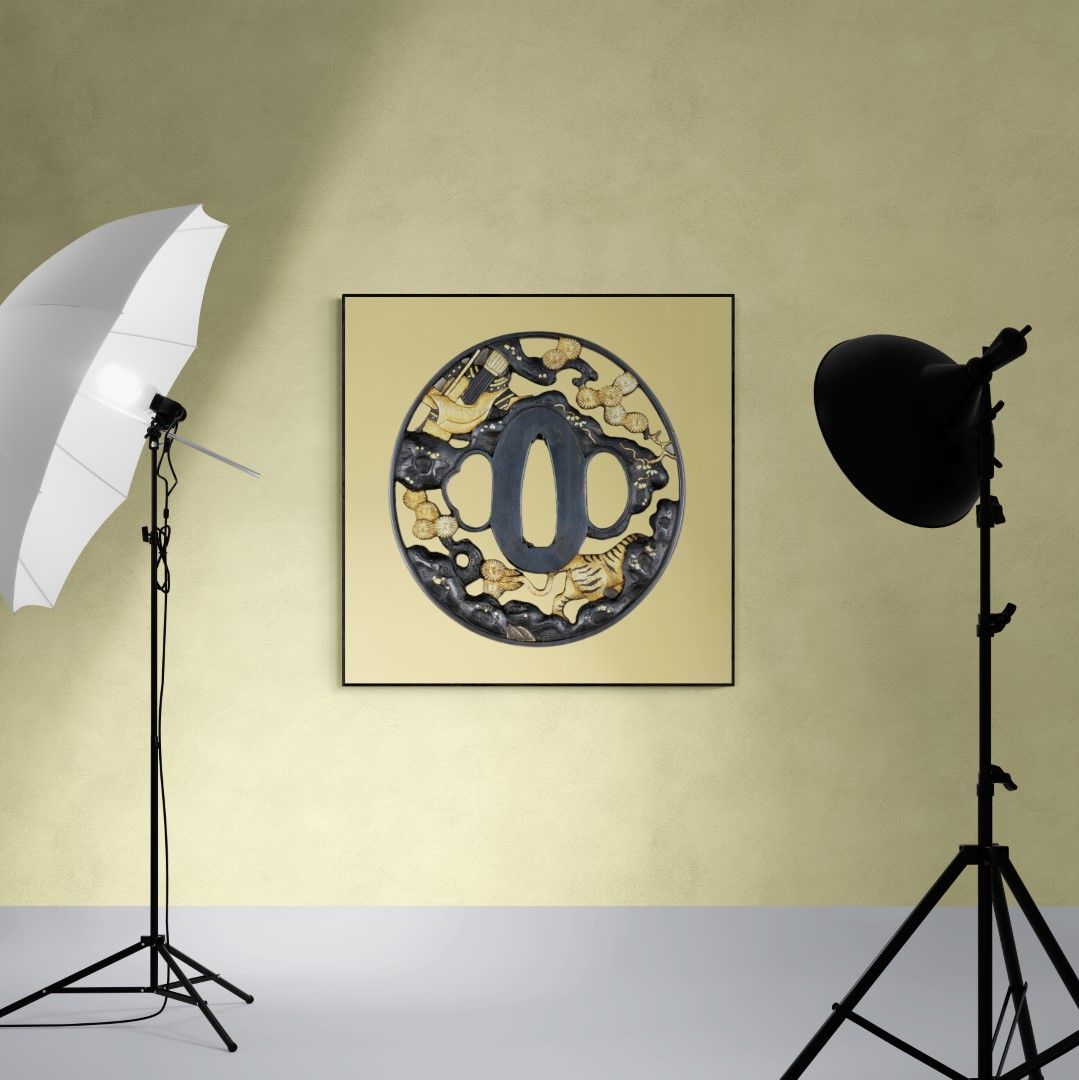 Japan – Tsuba – Sword guard – 18th-century