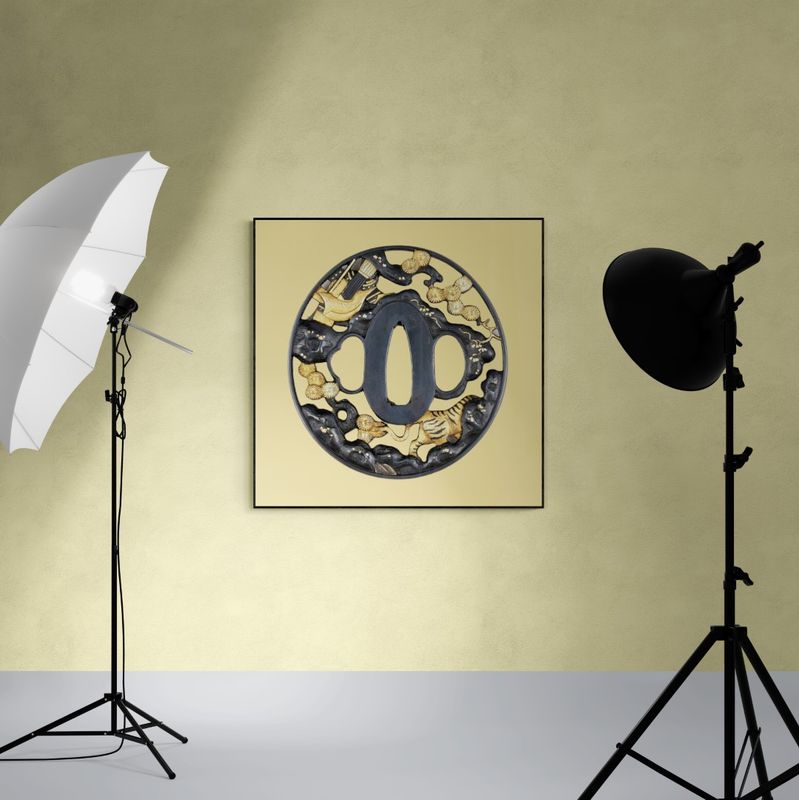 Japan – Tsuba – Sword guard – 18th-century