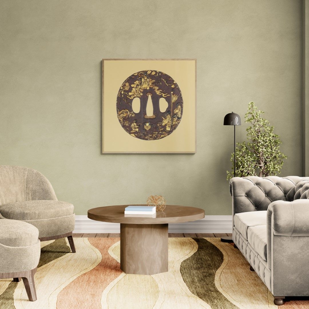 Japan – Tsuba – Sword guard – 18th-century