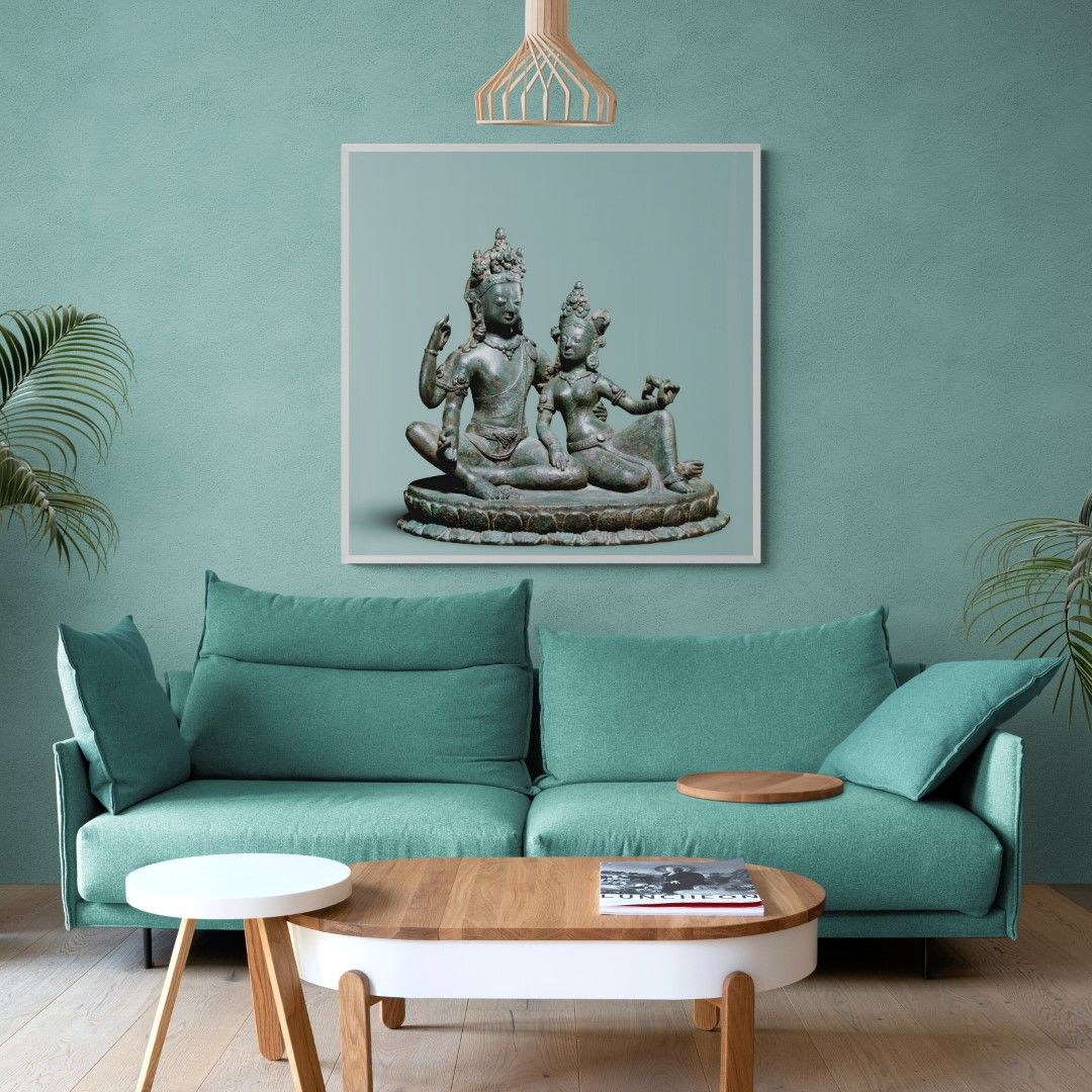 Nepal – Buddha’s & deities – Shiva & Parvati, bronze, 11th-century Nepal – Buddha’s & deities – Shiva & Parvati, bronze, 11th-century