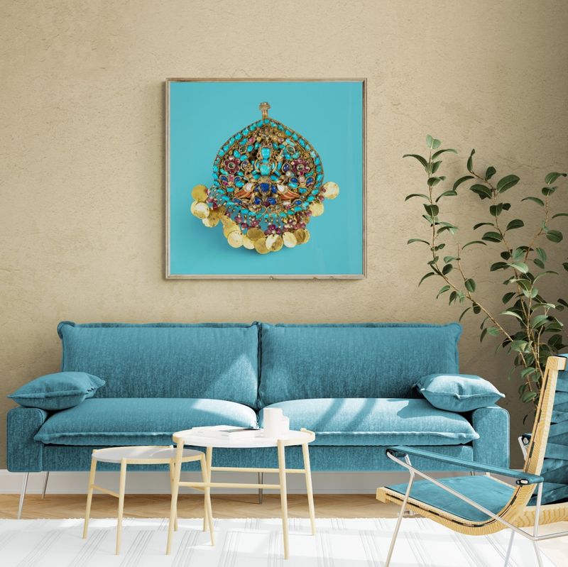 Nepal – Jewelry – Earring  with Vishnu , 17th-19th century