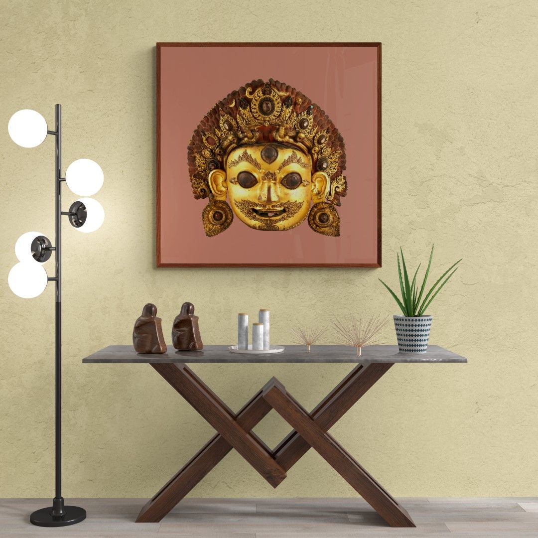 Nepal – Various objects – Kathmandu, Head of Bairava, 16th-century