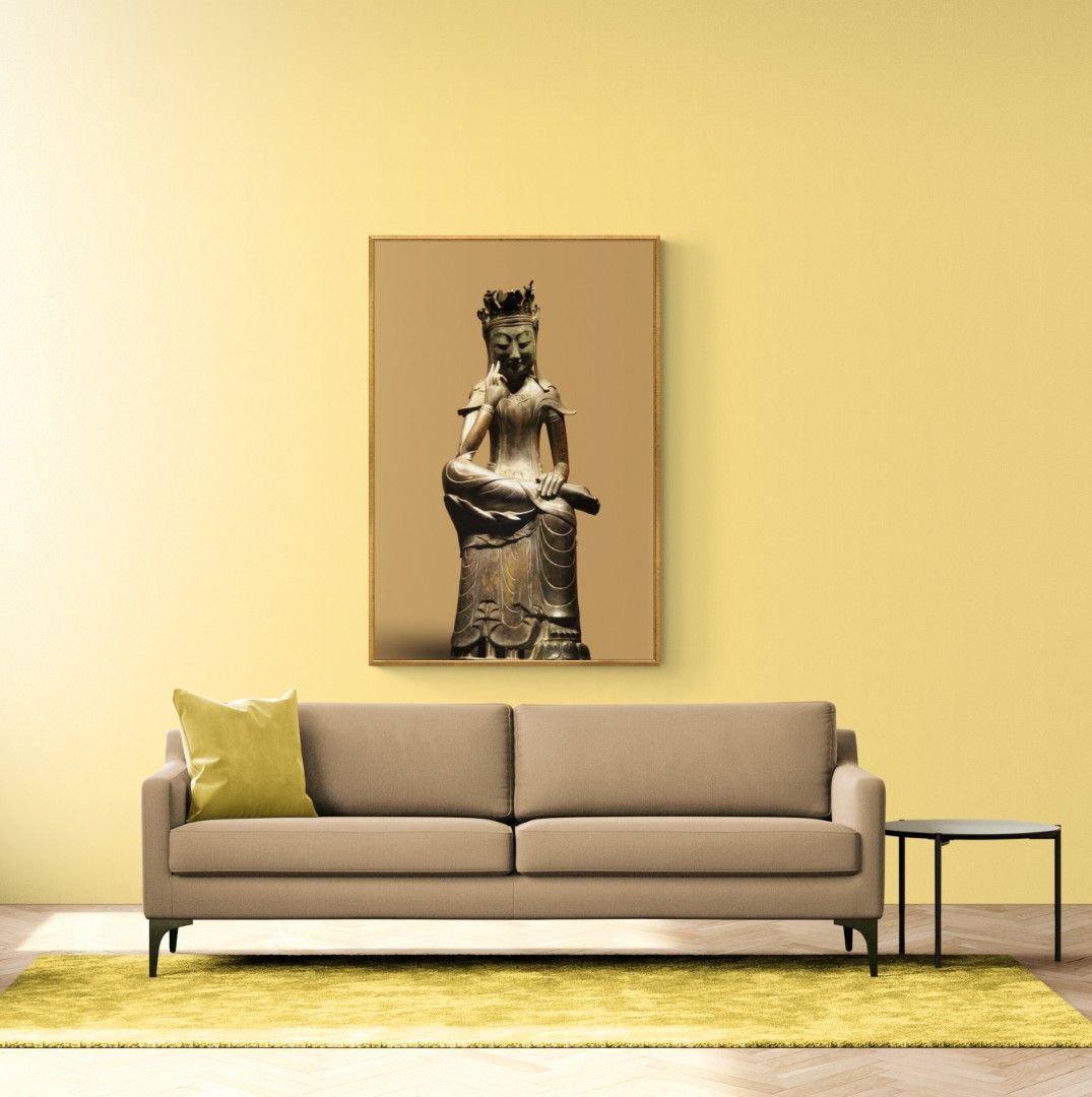 Korea – Buddha’s & deities – Pensive Bodhisattva – Gilt bronze – 6th century