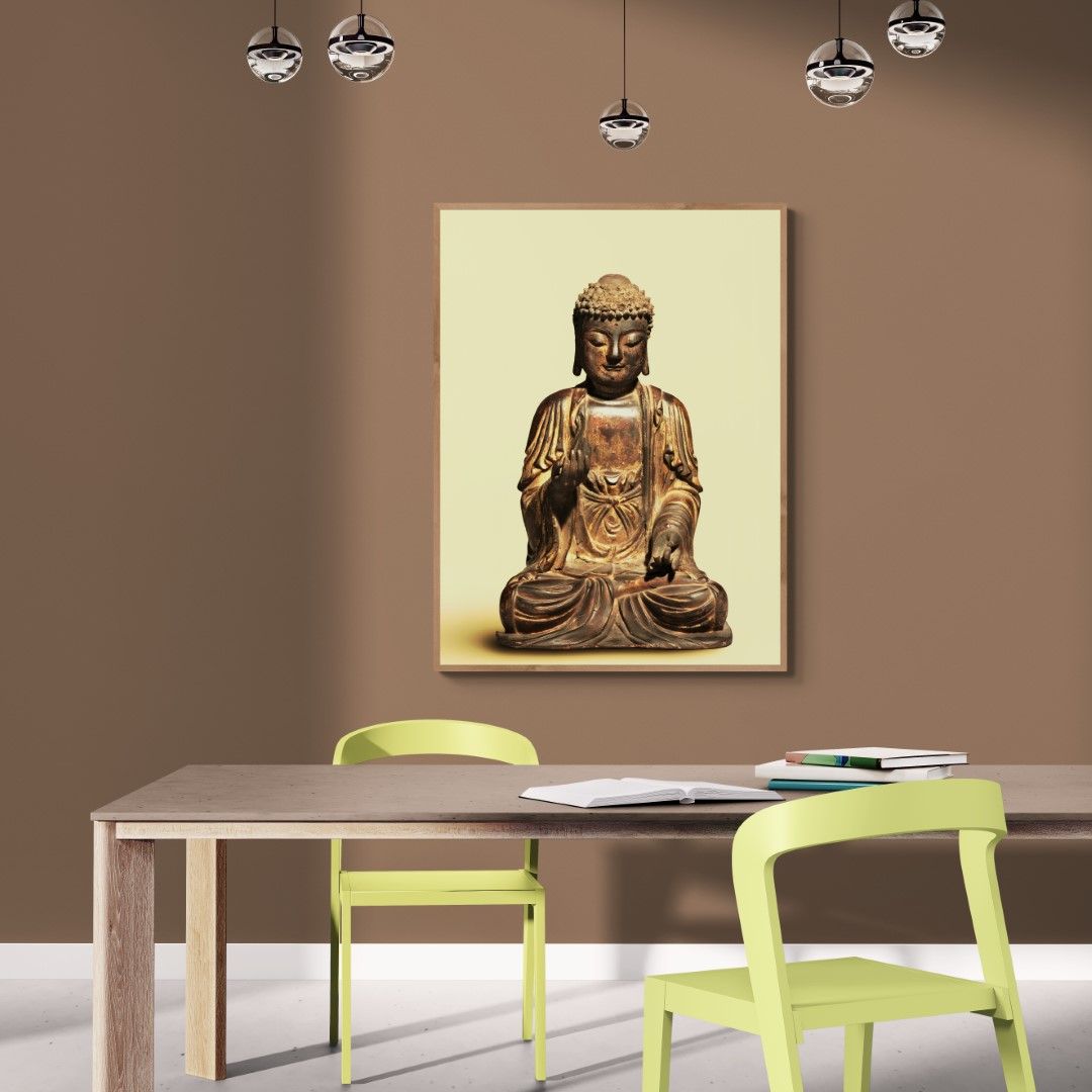 Korea – Buddha’s & deities – Seated Amithaba Buddha, bronze, Goryeo period, from 935 to 1392