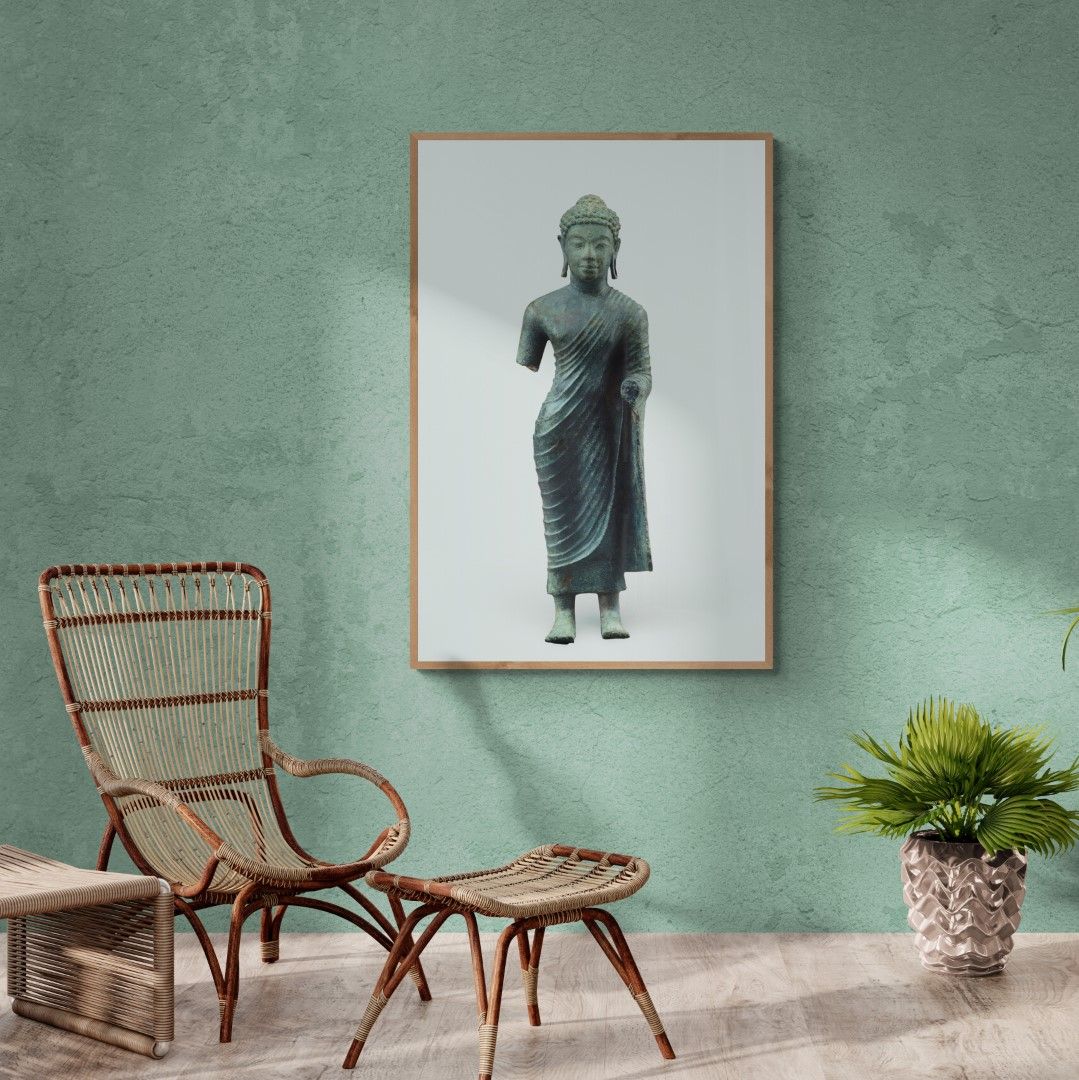 Indonesia – Buddha’s & deities – Stone Buddha , Java, 15th century