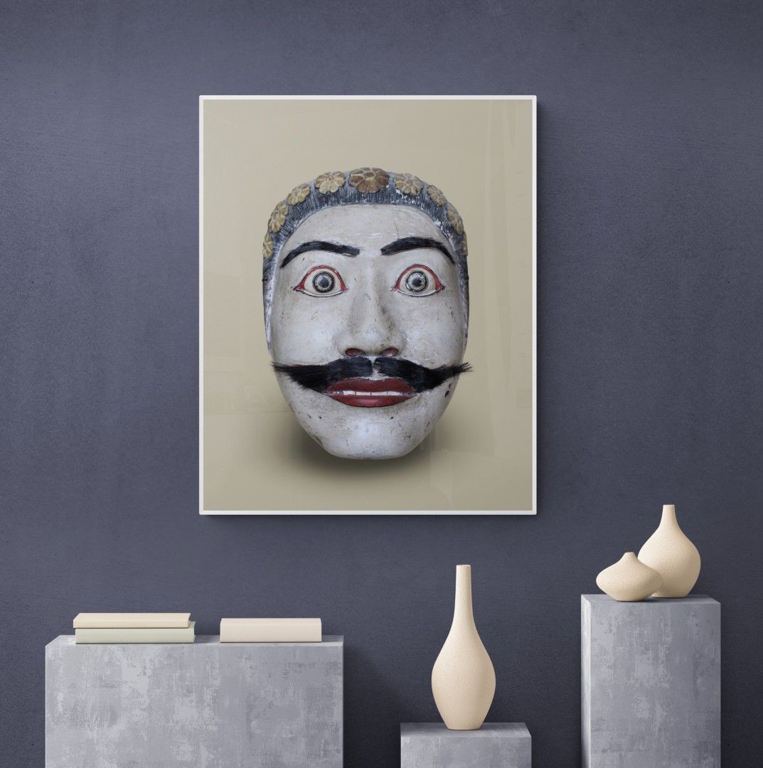 Indonesia – Masks – Balinese king mask, 19/20th-century
