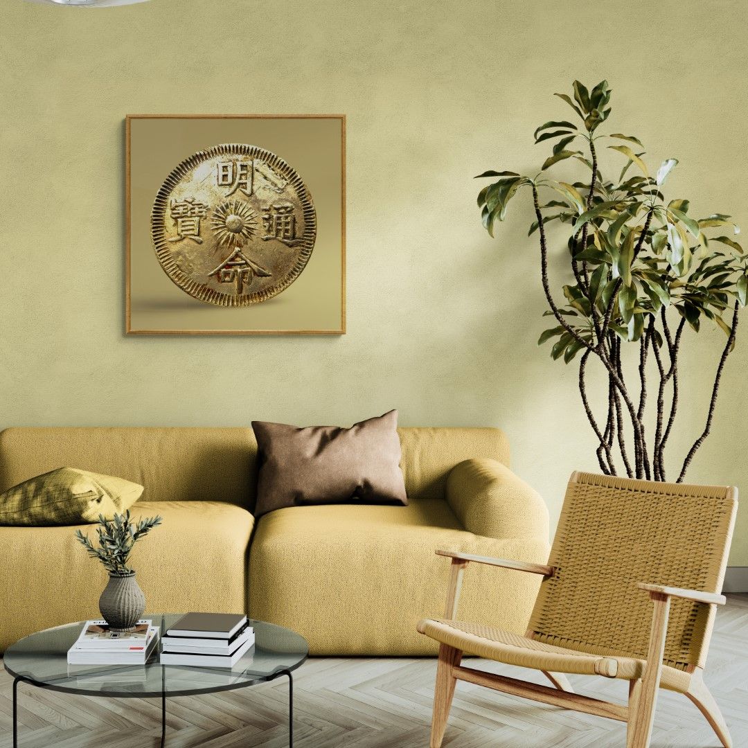 Vietnam – Various objects – Vietnamese gold coin 2, dated 1833