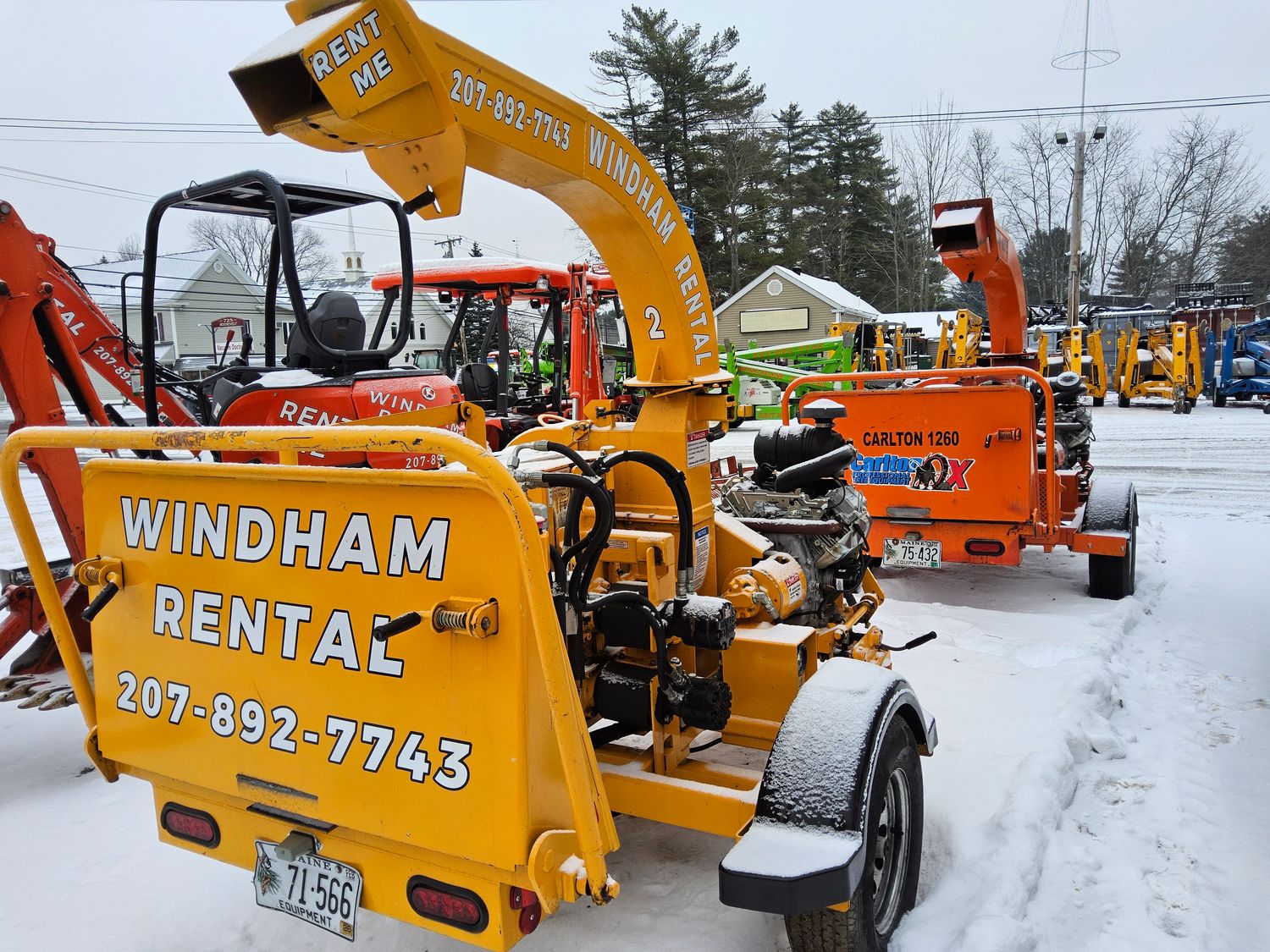 2021 Carlton 1260 6'' chipper