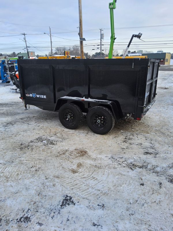 2025 BWISE 6 x 12 10k high sided dump trailer