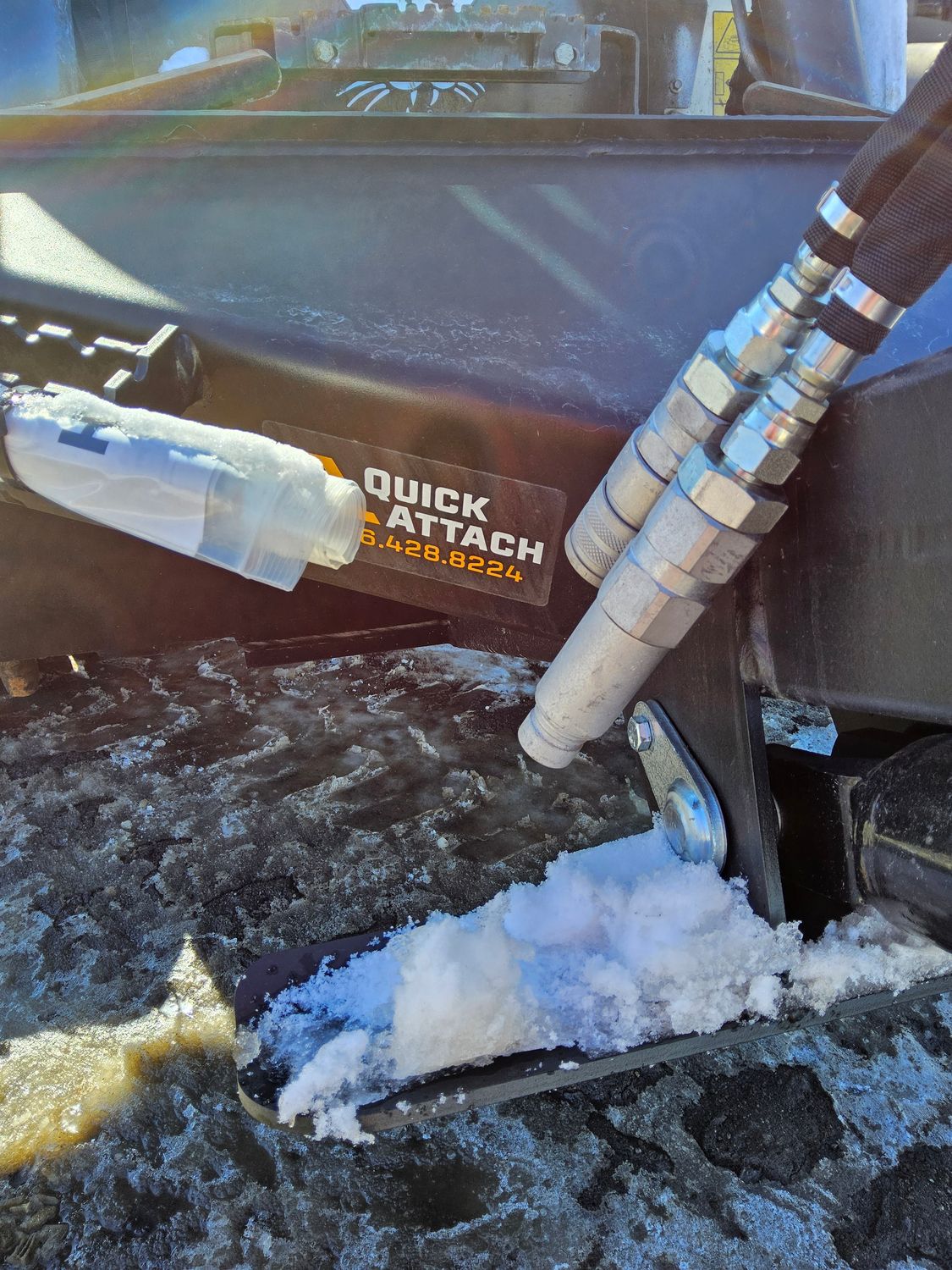 Quick attach skid steer Xtenda reach attachment