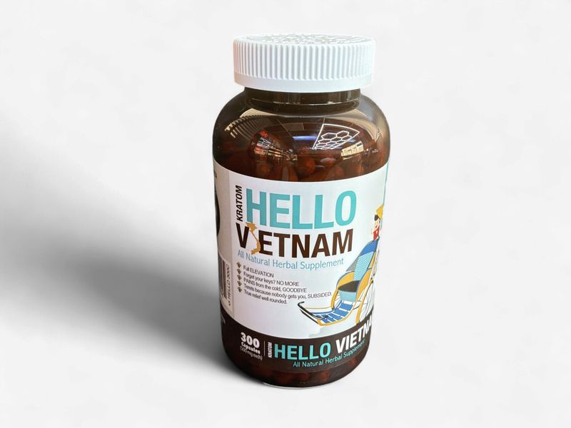 Bumble Bee Hello Vietnam Kratom Capsules 300 count