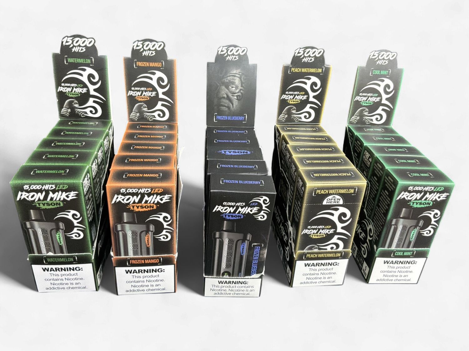 Tyson Iron Mike 5% 15,000 Puffs Disposable Vape Pen