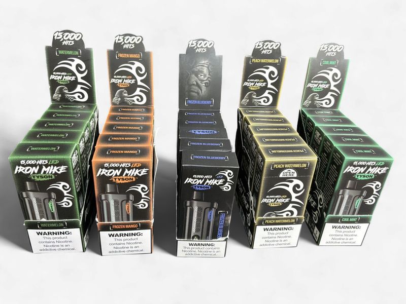 Tyson Iron Mike 5% 15,000 Puffs Disposable Vape Pen