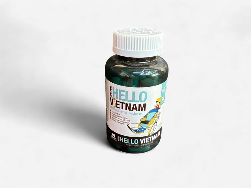 Bumble Bee Hello Vietnam Kratom Capsules 90 count