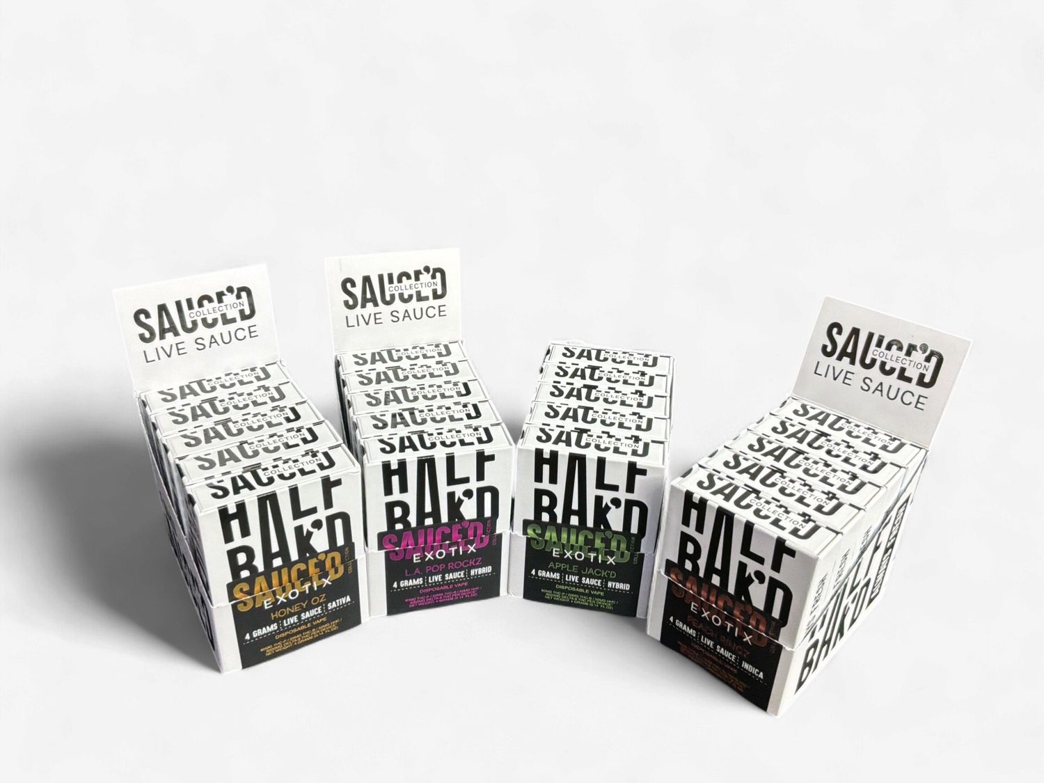 Half Bak'd EXOTIX SAUCE'D THC-P Disposable  Vape Pen