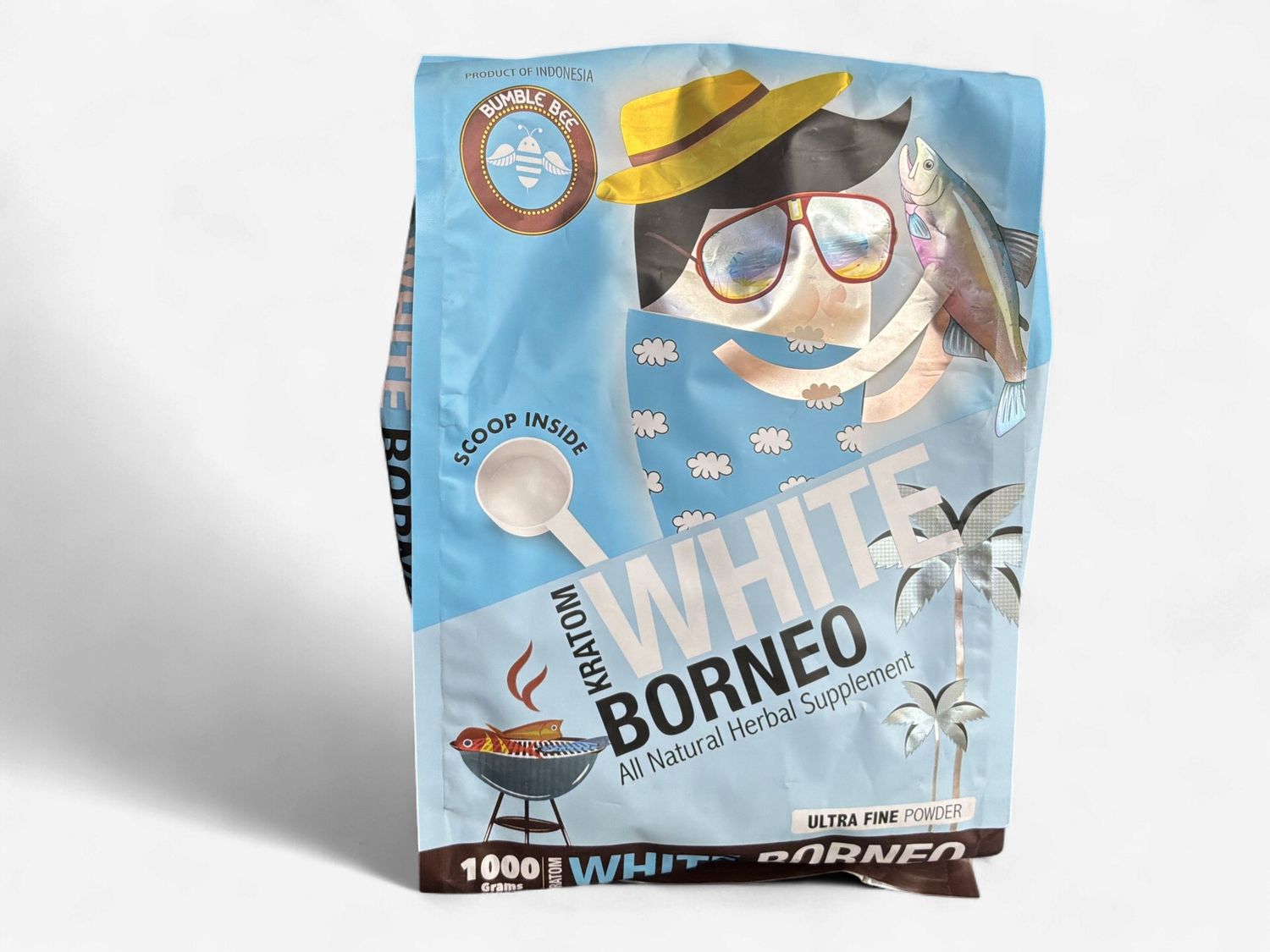 Bumble Bee Kratom Powder 1000 grams White Borneo