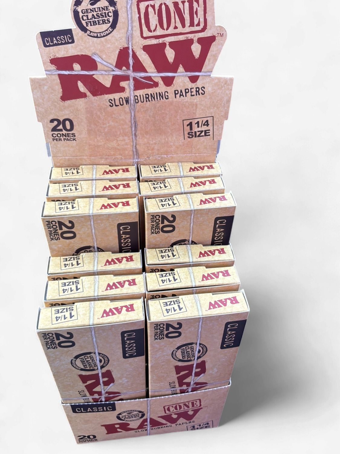 Raw Unrefined Cones 20 pack