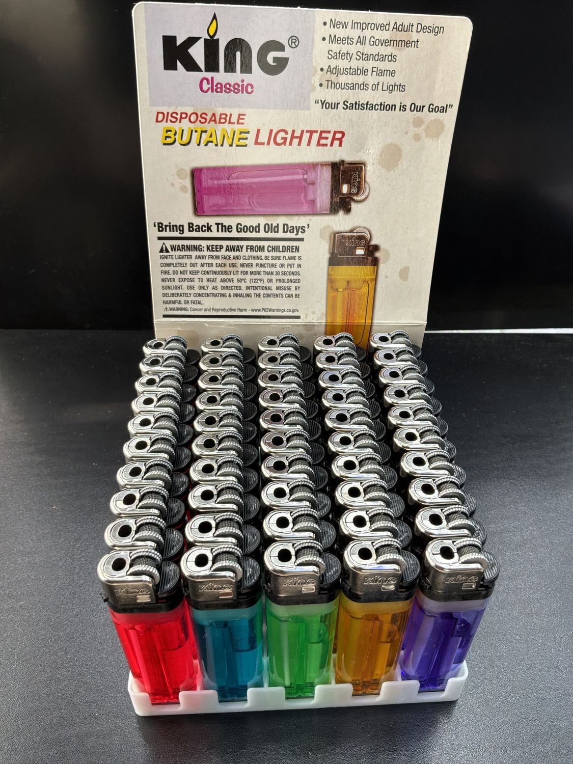 King Classic Butane Lighter