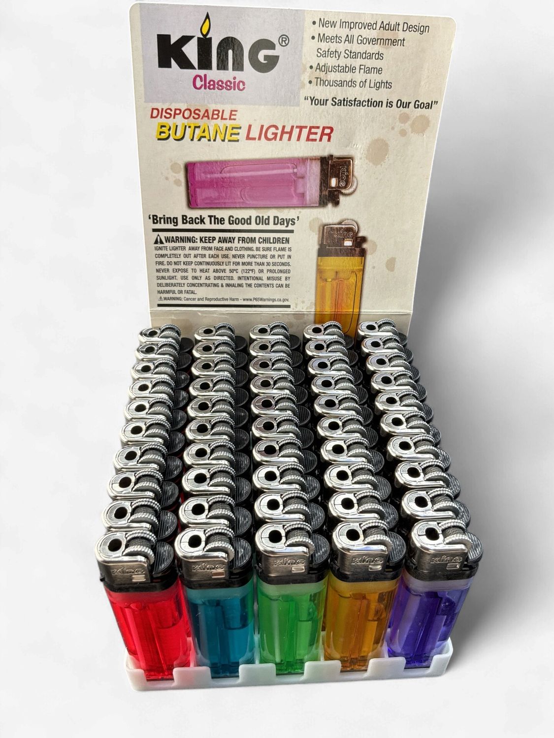 King Classic Butane Lighter