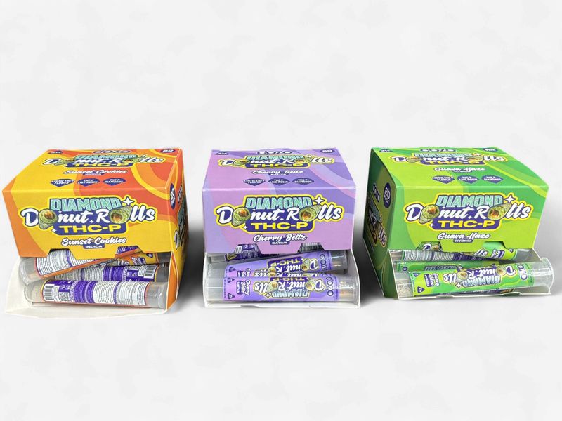 Dozo THC-P Diamond Donut Rolls 2.25gm PreRoll